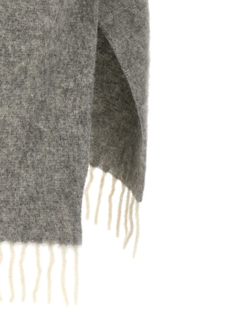Peserico Bouclé Fringe Cape