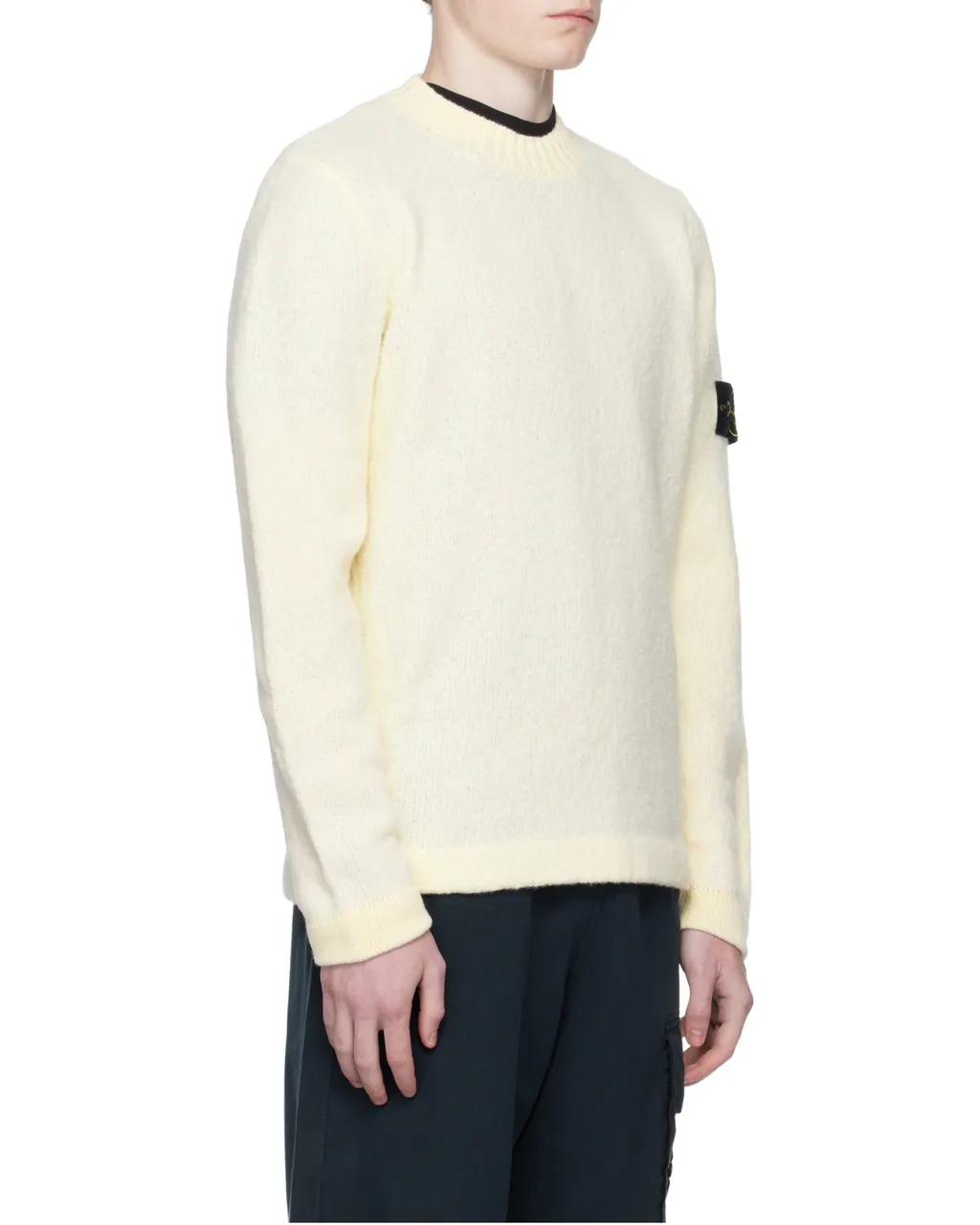 Stone Island Compass Patch Crewneck Jumper