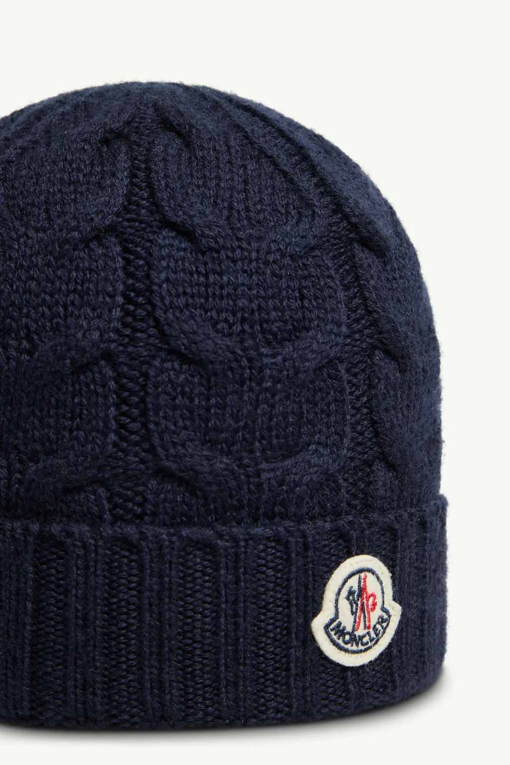 Moncler Enfant Logo Patch Beanie