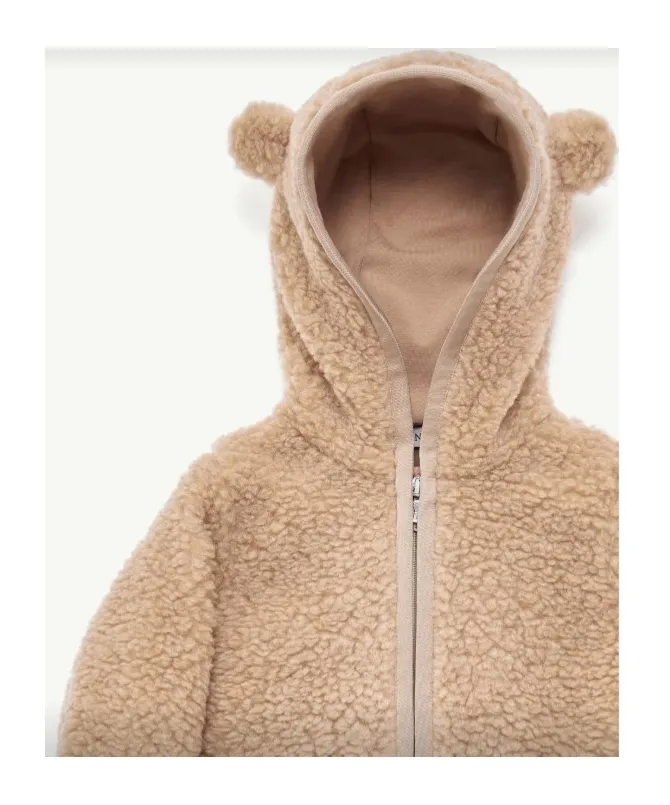 Moncler Enfant Zipped Teddy Hoodie