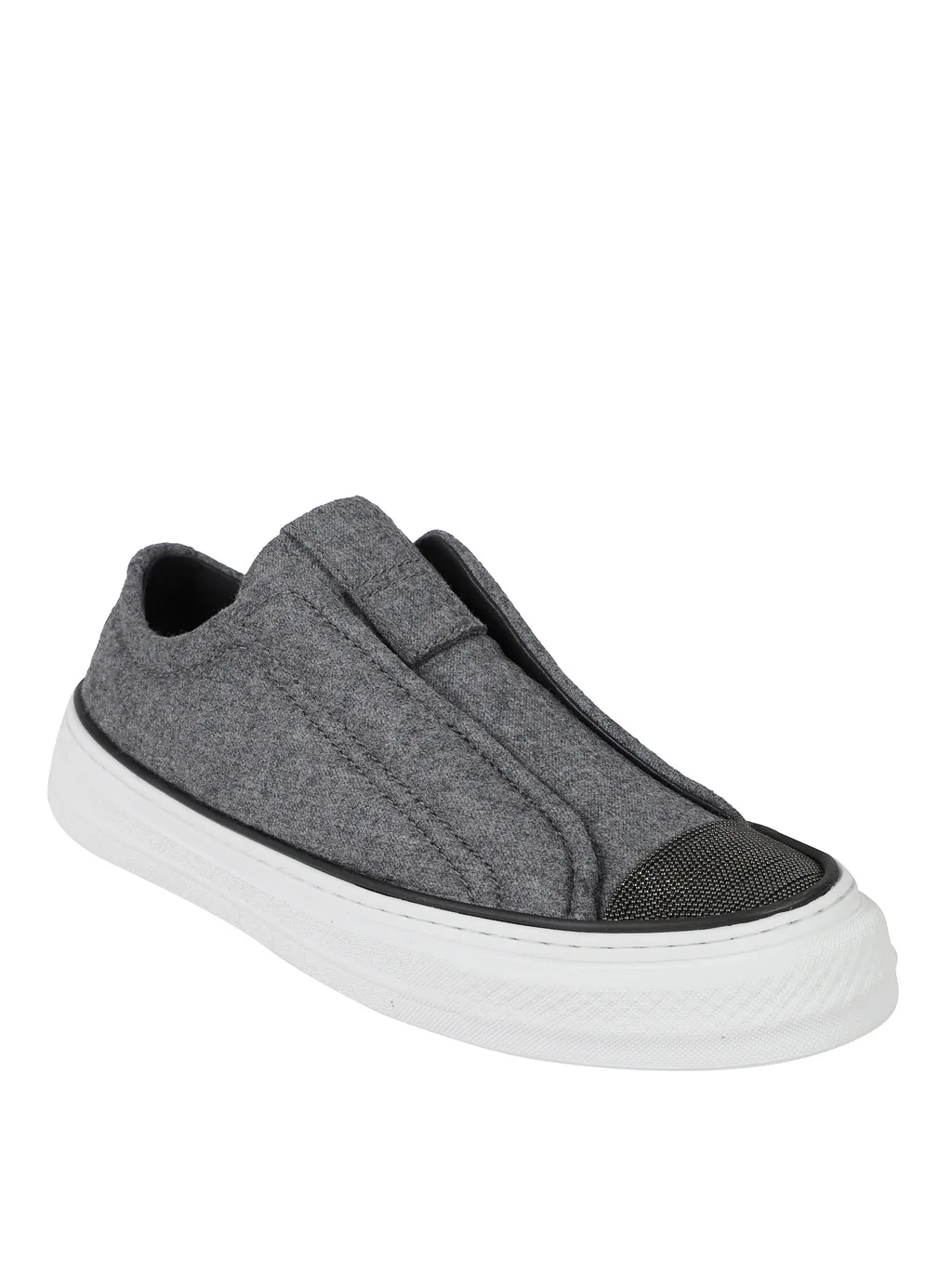 Brunello Cucinelli Slip-On Low-Top Sneakers