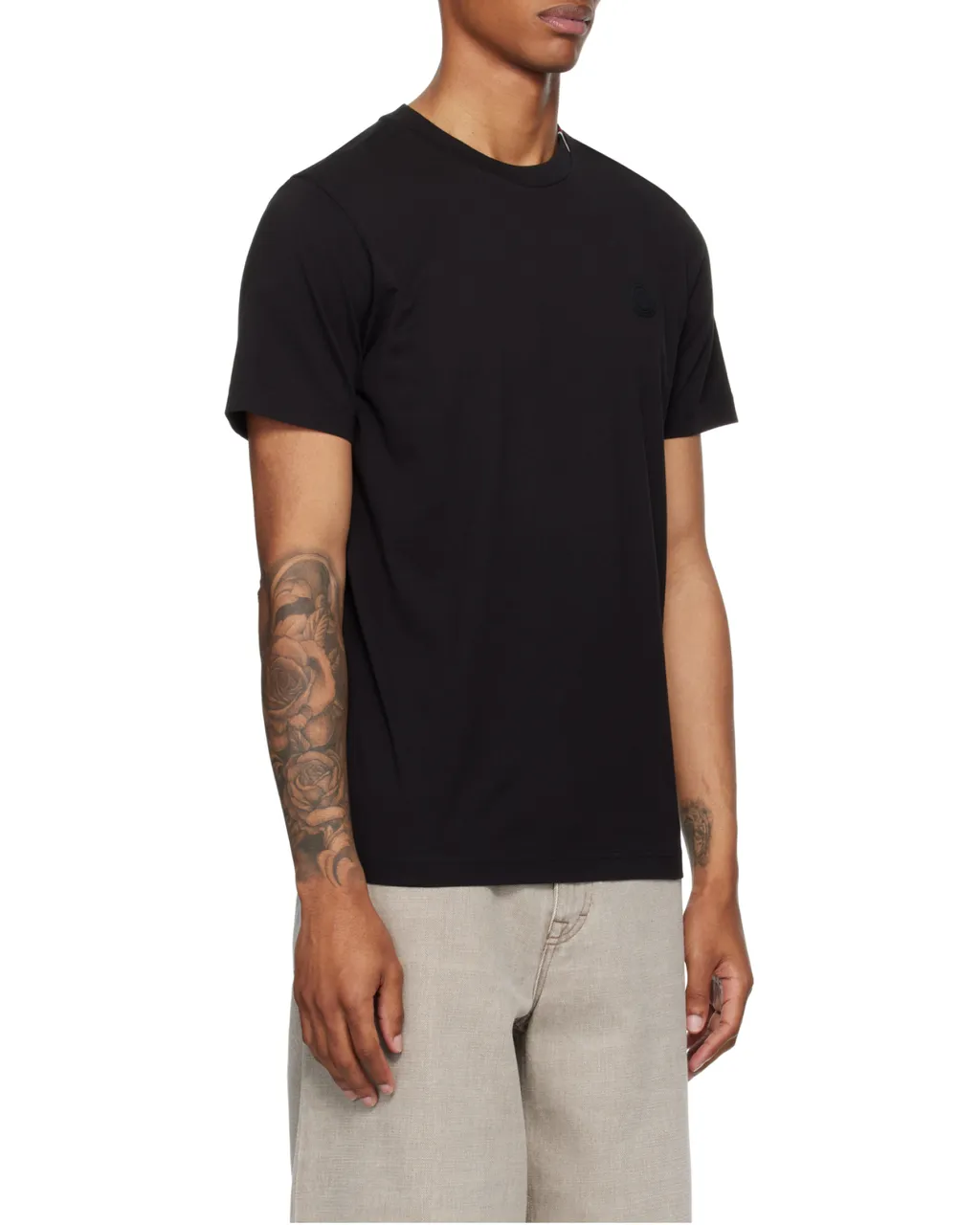 Moncler Logo Patch Crewneck T-Shirt