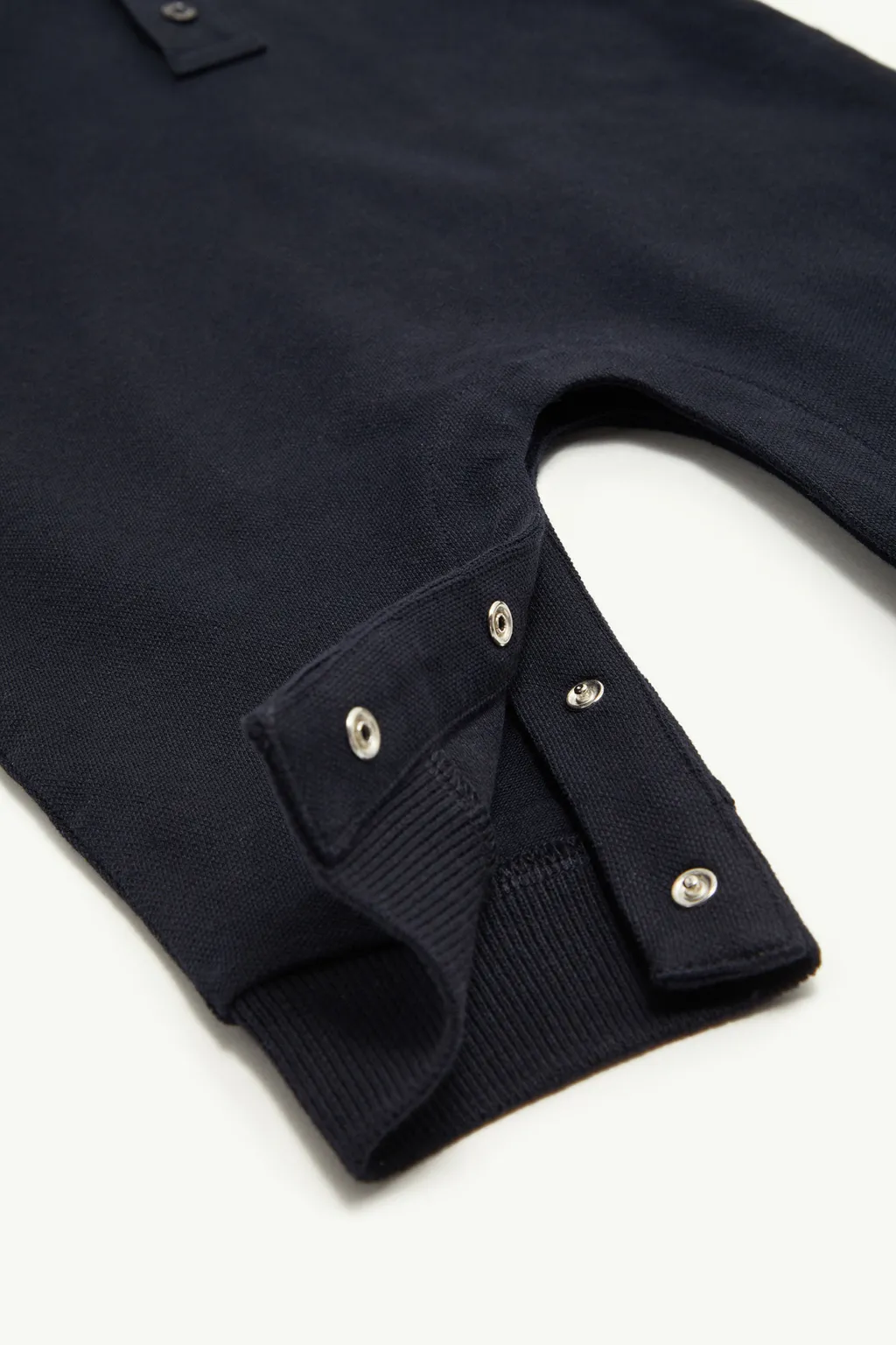 Moncler Enfant Logo Patch Long-Sleeved Babygrow