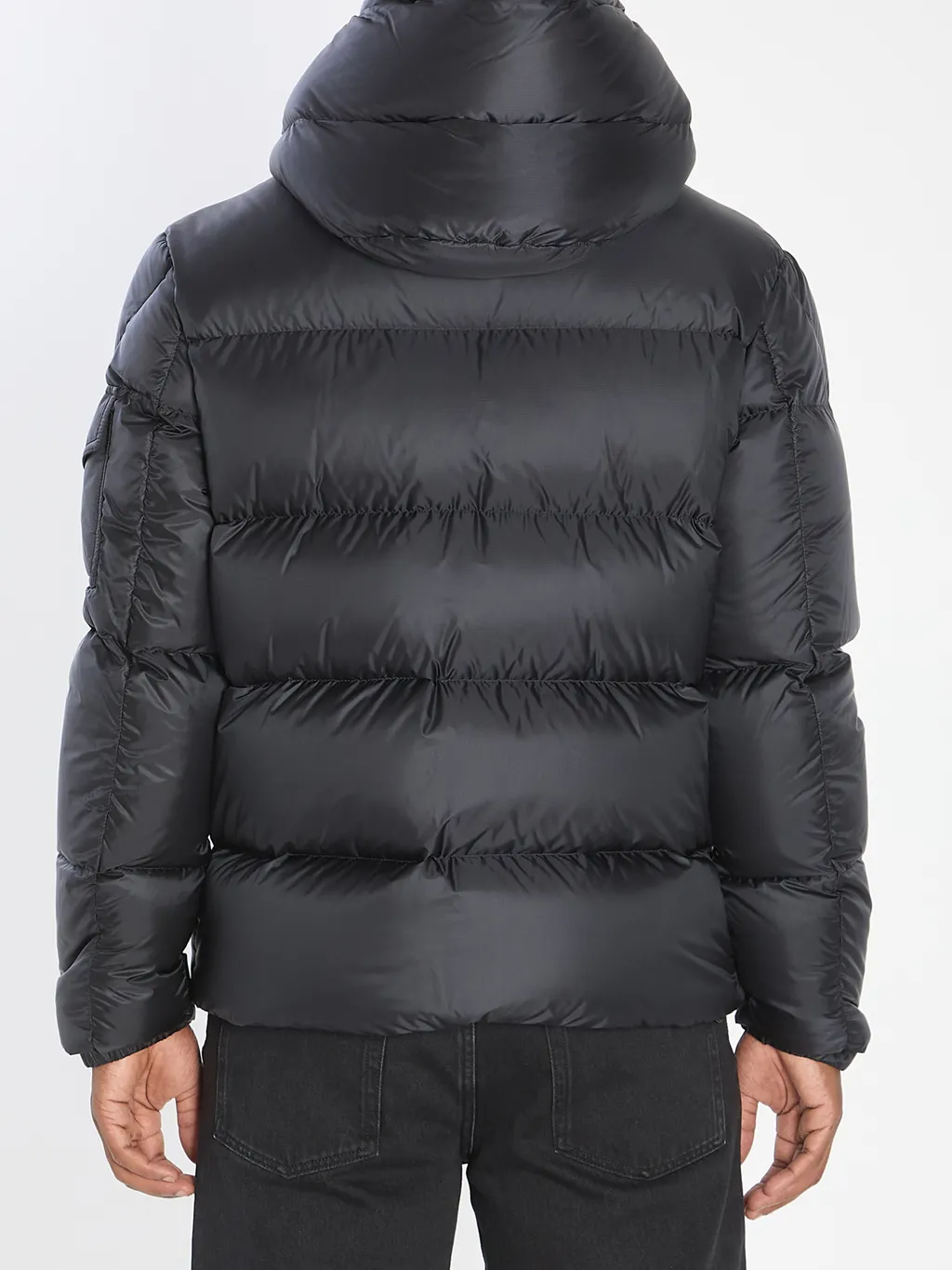 Moncler Logo Patch Hooded Puffer Jacket