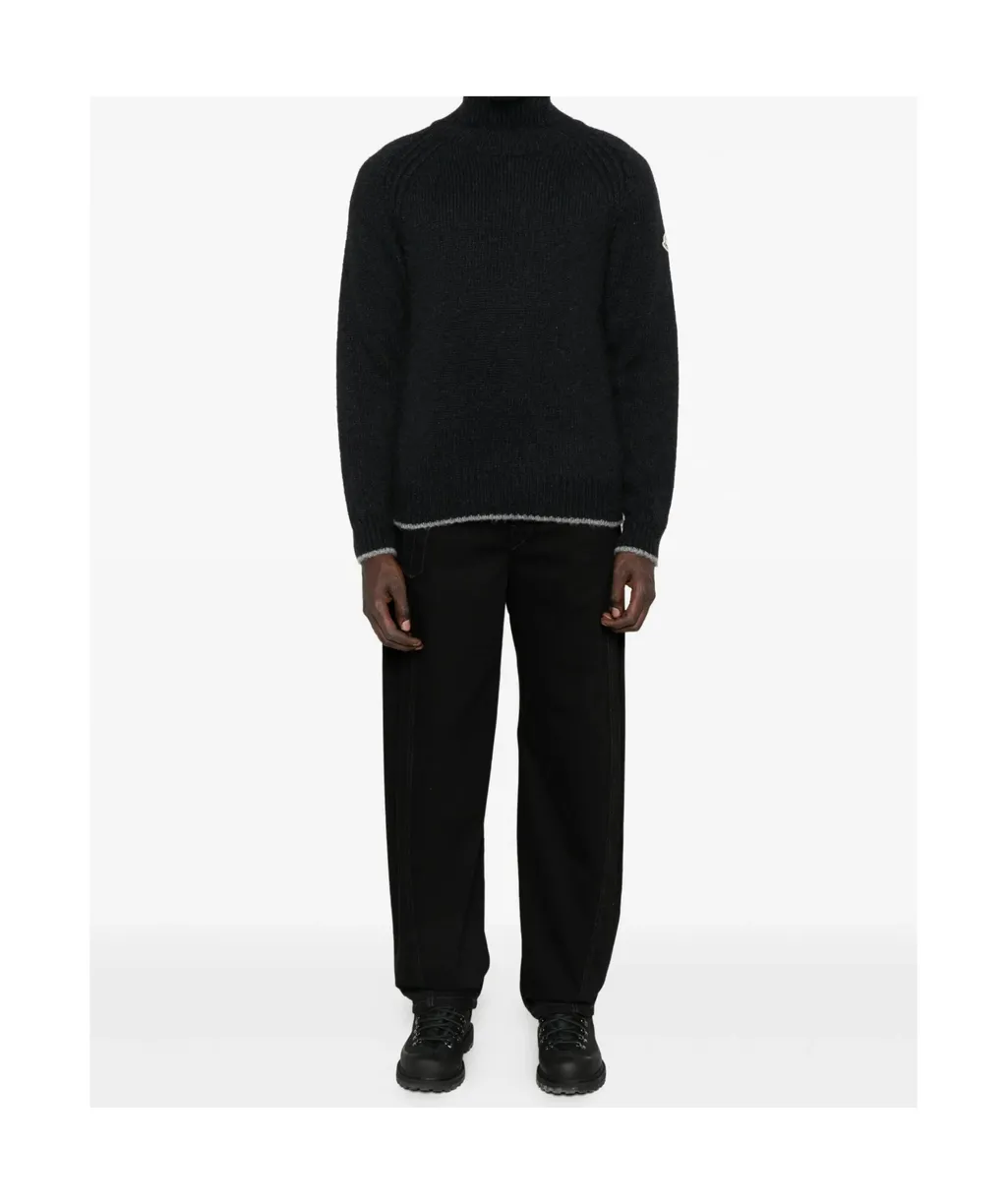Alpaca & Wool Blend Turtleneck Jumper