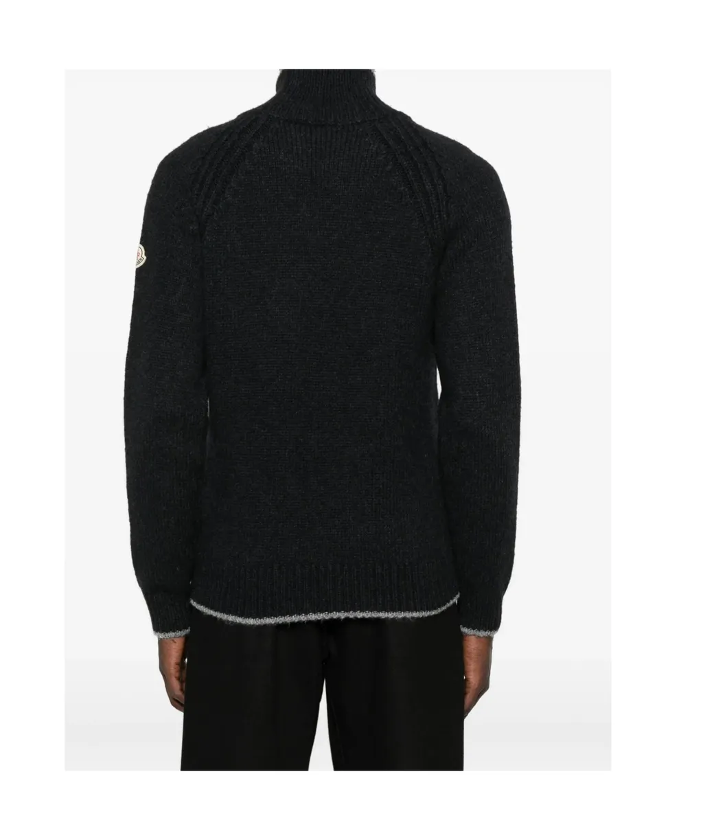 Alpaca & Wool Blend Turtleneck Jumper