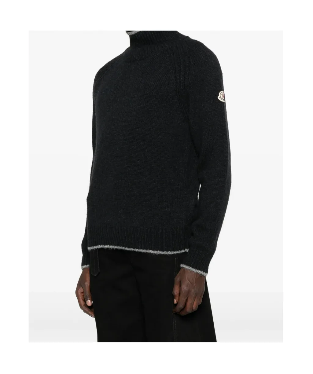 Alpaca & Wool Blend Turtleneck Jumper