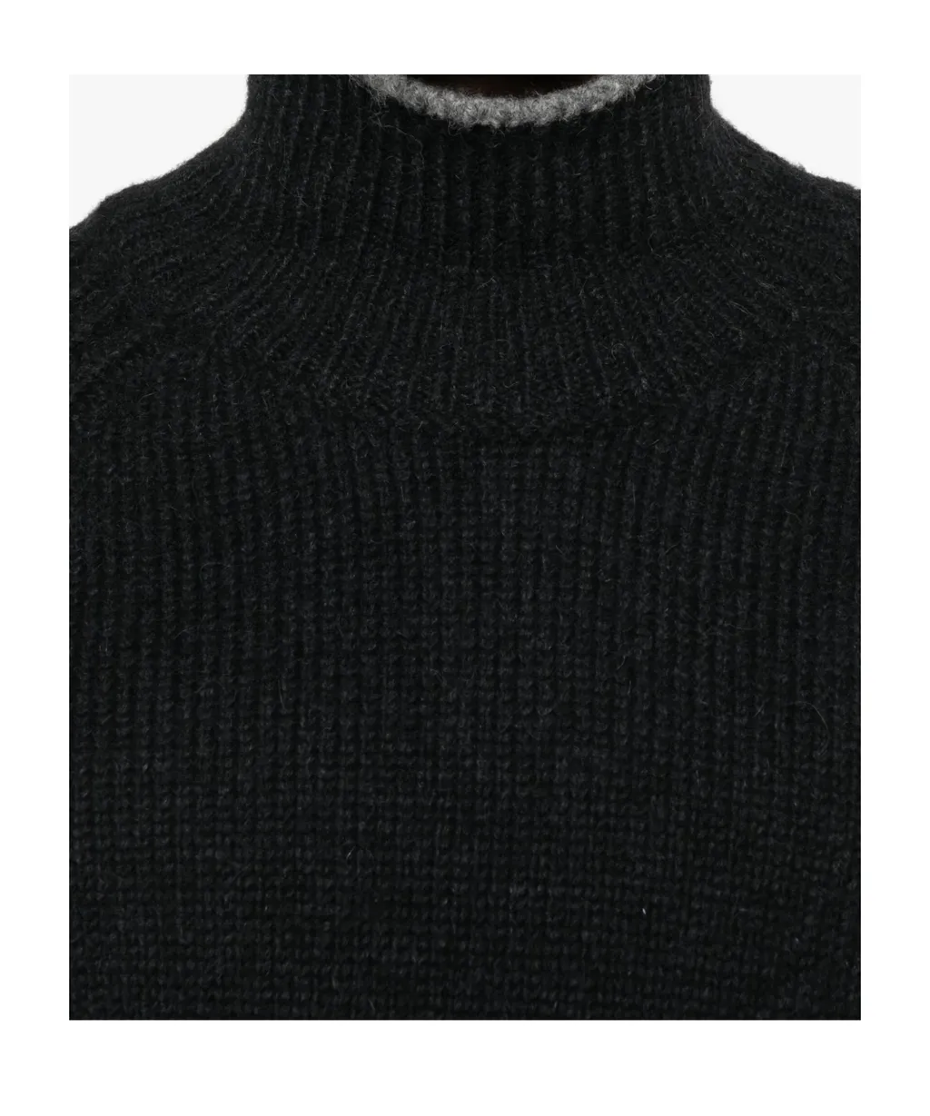 Alpaca & Wool Blend Turtleneck Jumper