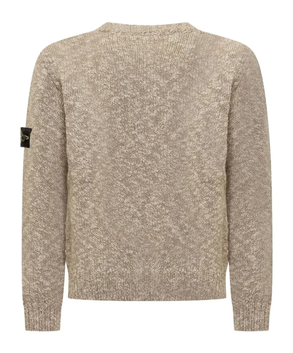Stone Island Junior Logo Patch Crewneck Jumper