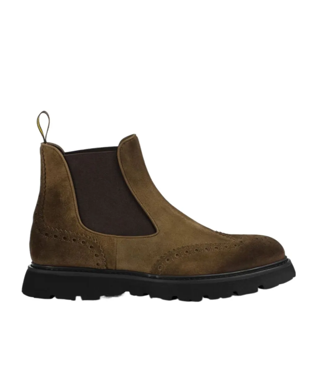Doucal's Round-Toe Slip-On Boots