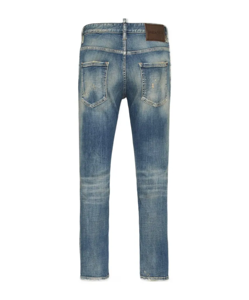 Dsquared2 Medium Sandy Wash Skater Jeans