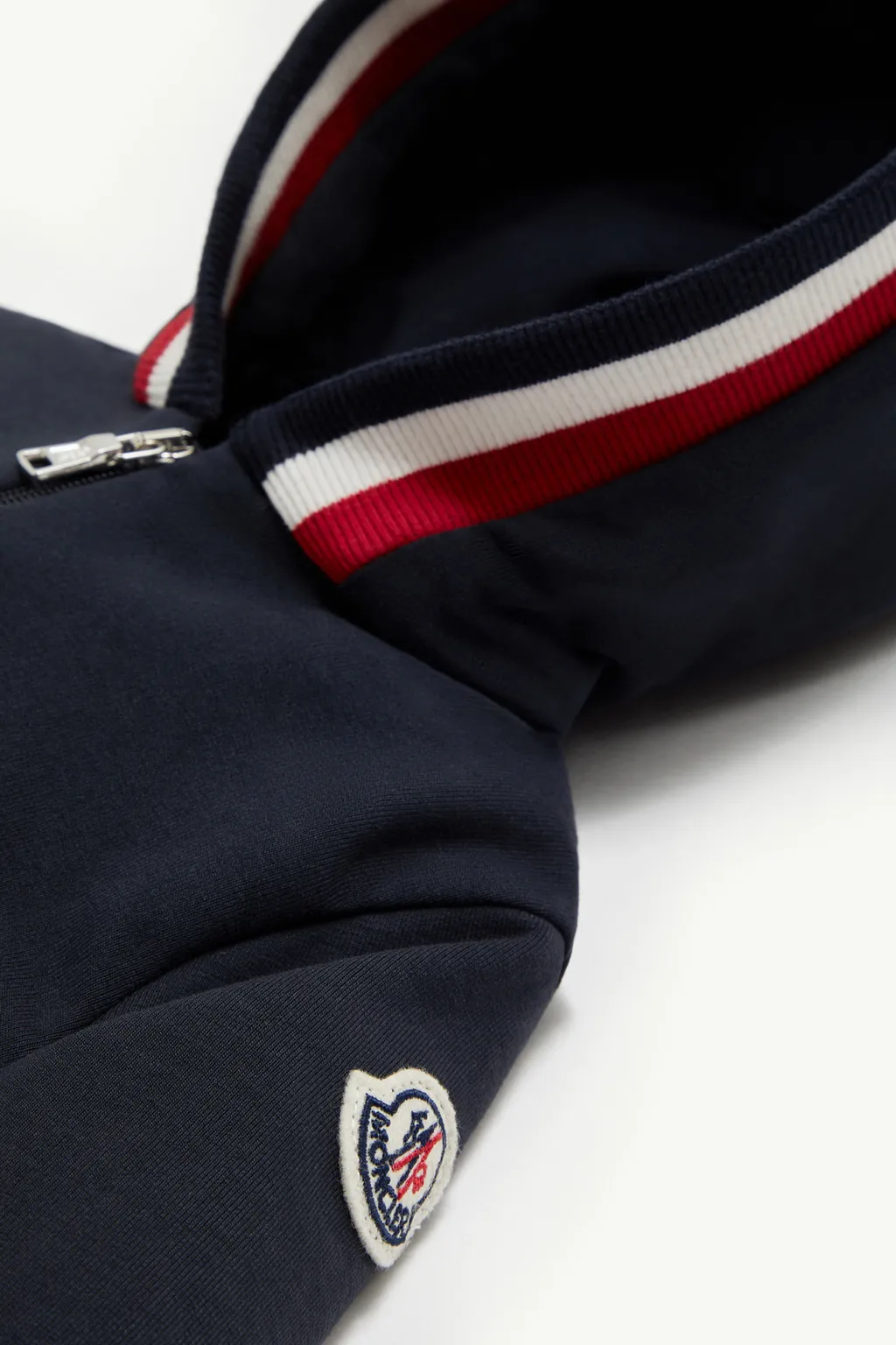 Tricolor-Trimmed Cotton Sweatsuit Set