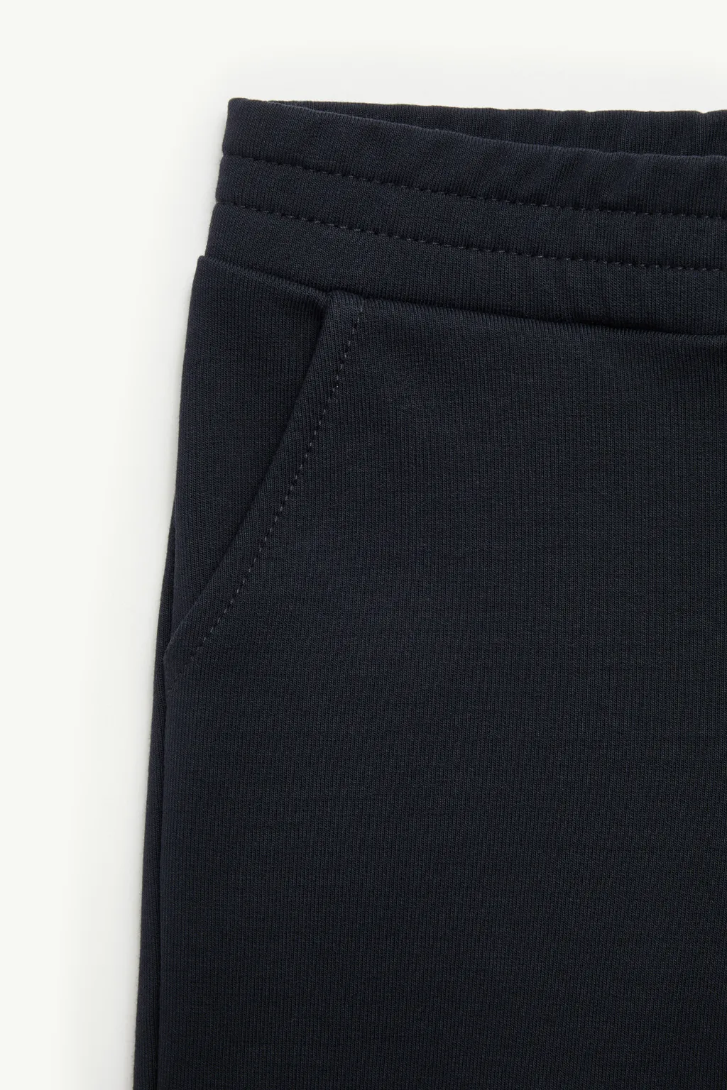 Tricolor-Trimmed Cotton Sweatsuit Set