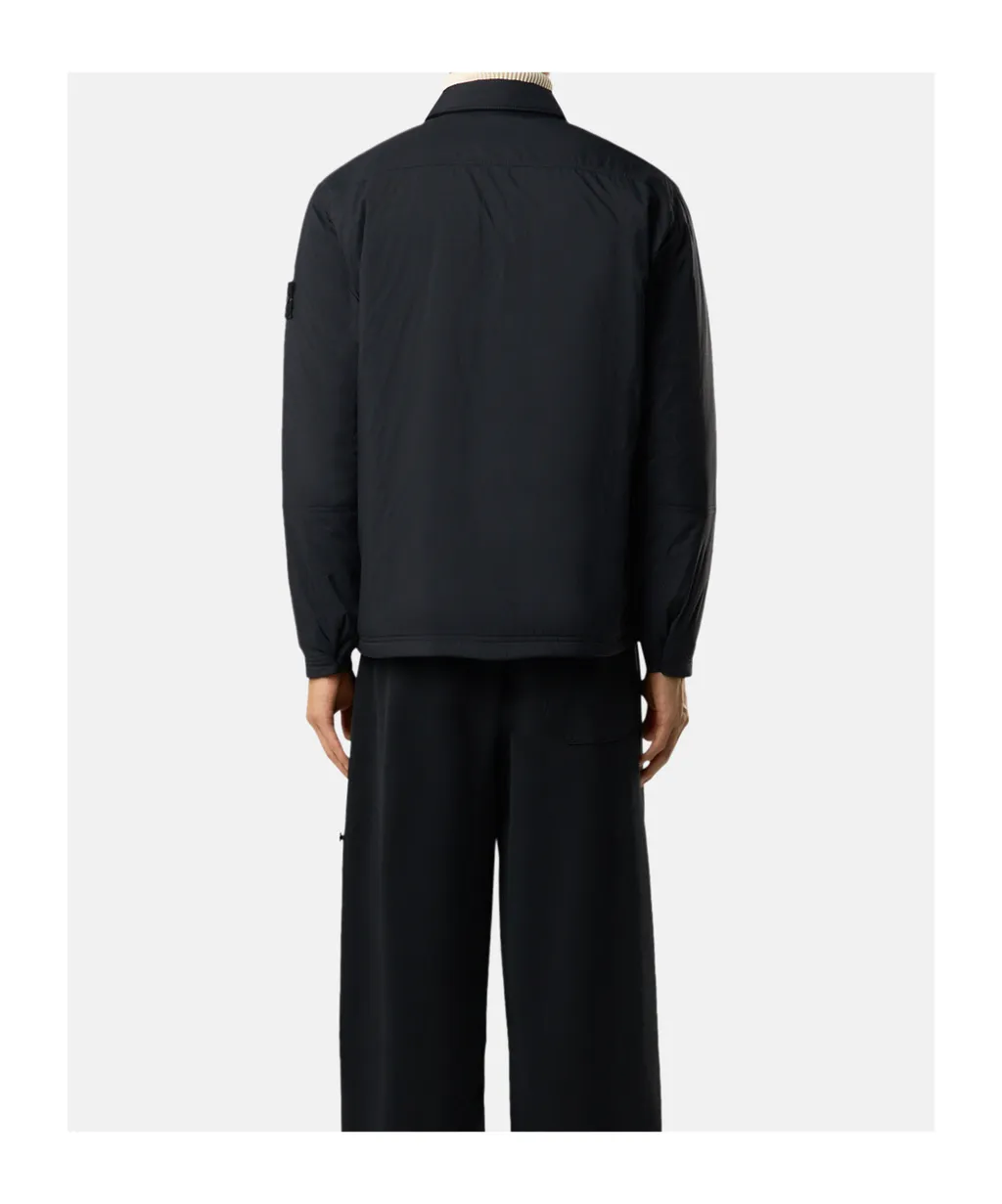 Stone Island Logo Patch Long-Sleeved Shirt