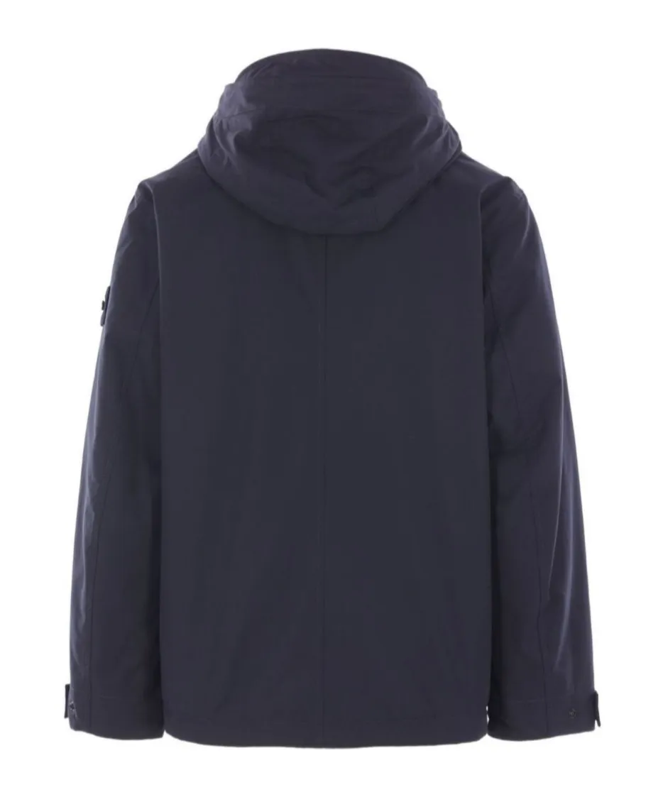 Stone Island Logo Patch Hooded Jacket
