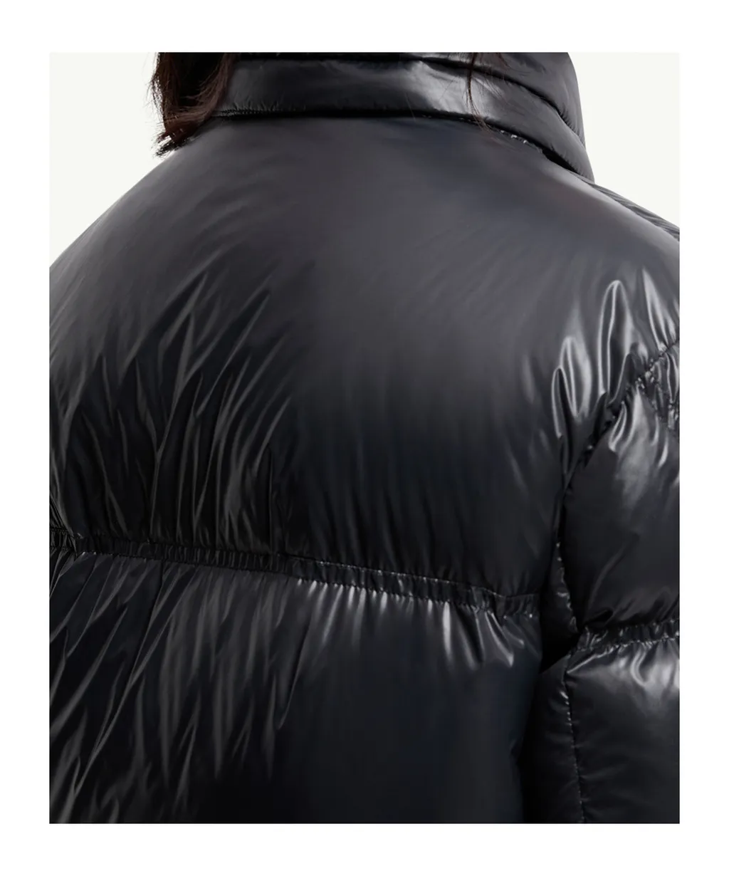 Moncler Erea Square-Quilted Hooded Short Down Jacket