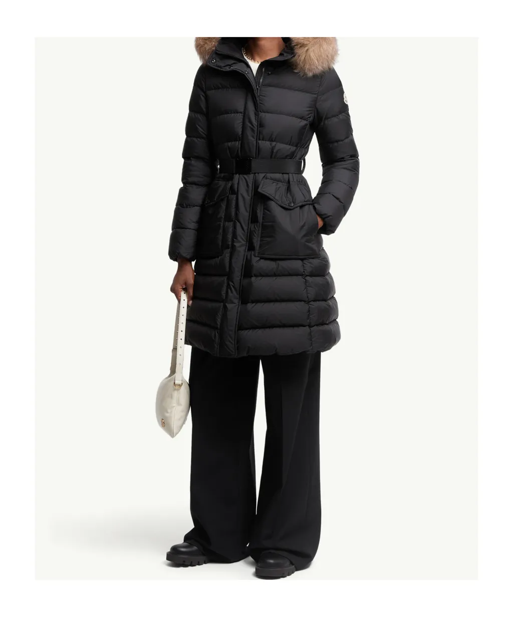 Moncler Khloesse Hooded Long Down Coat