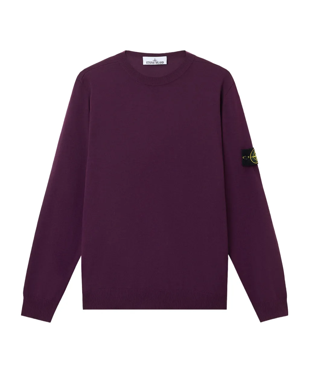 Stone Island Logo Patch Knitted Sweater