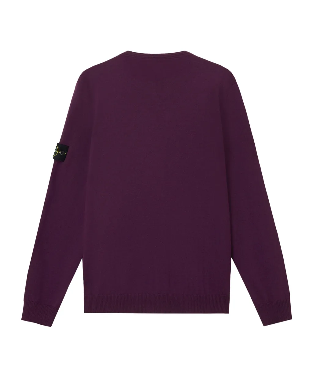 Stone Island Logo Patch Knitted Sweater