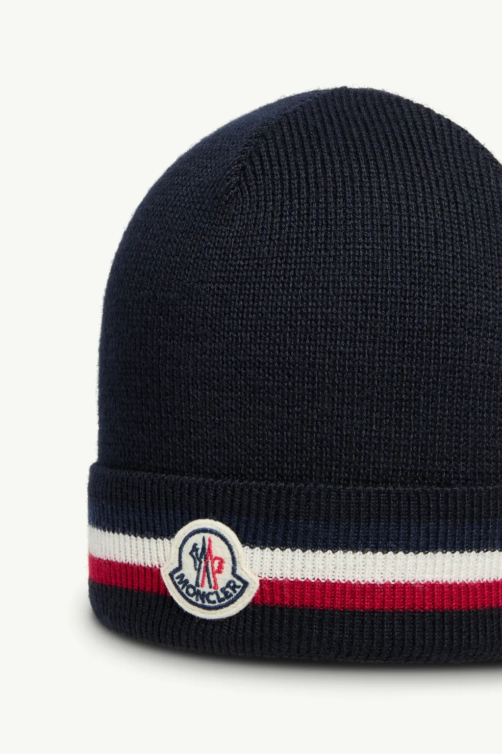 Moncler Logo Embroidered Beanie