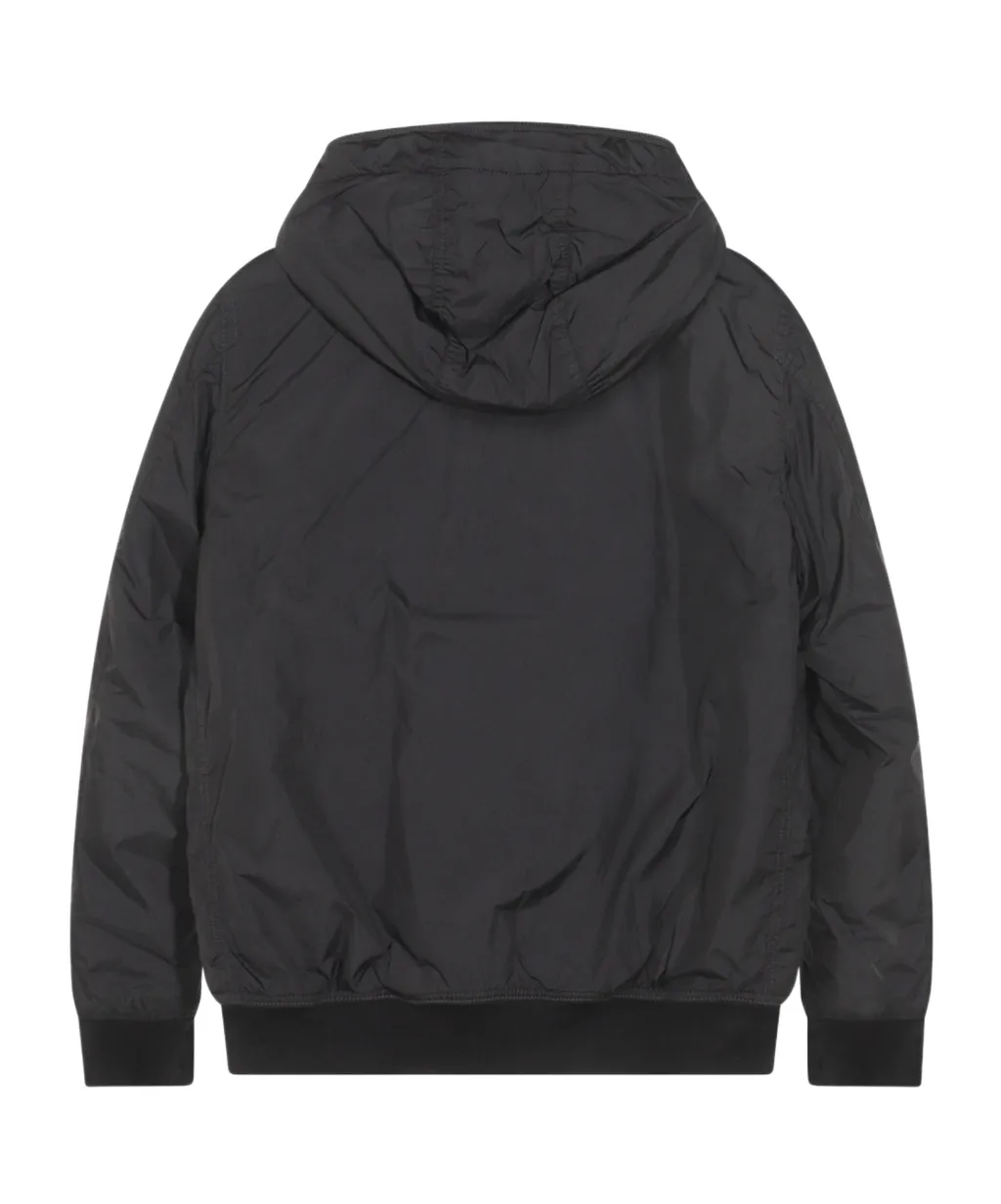 Stone Island Junior Logo Badge Hooded Jacket