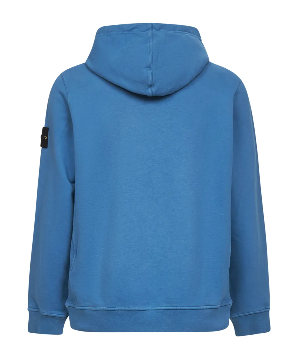 Stone Island Logo Patch Drawstring Hoodie