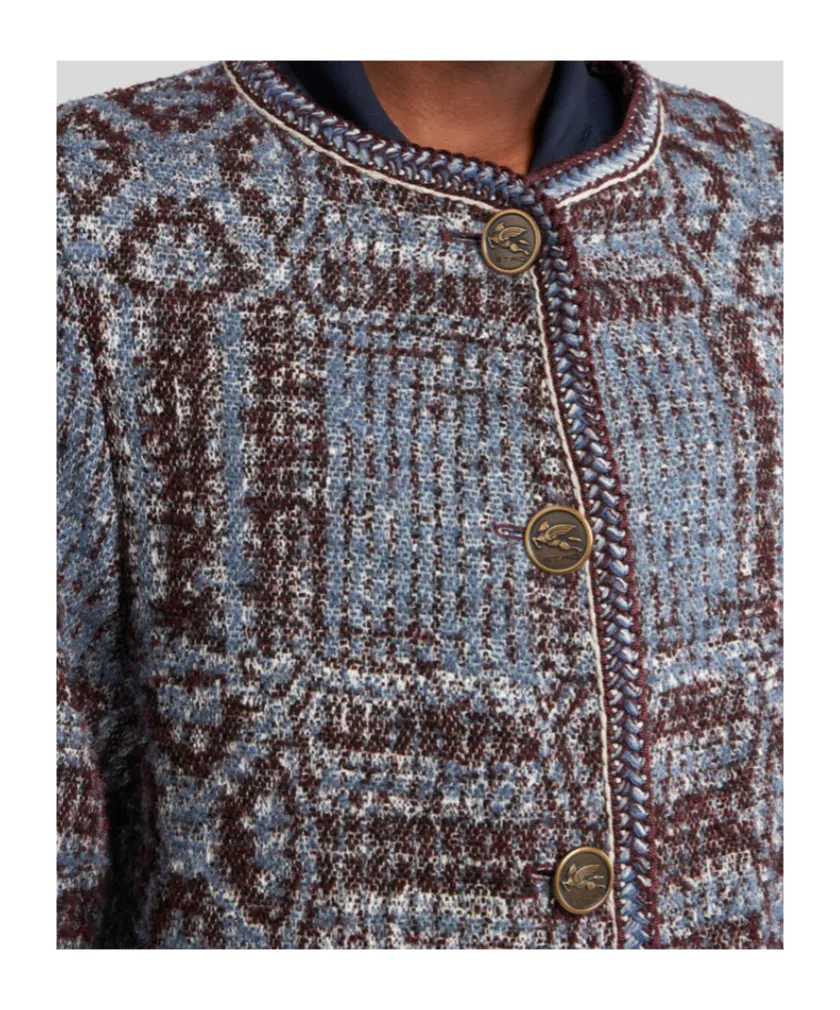 Bouclé Jacquard Coat