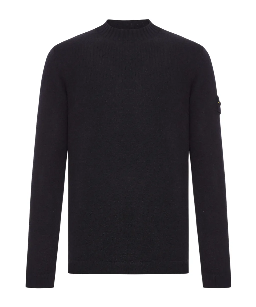 Stone Island Logo Patch Crewneck Jumper