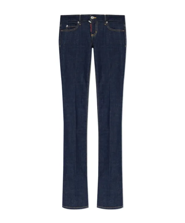 Dsquared2 Straight-Leg Slim-Fit Jeans