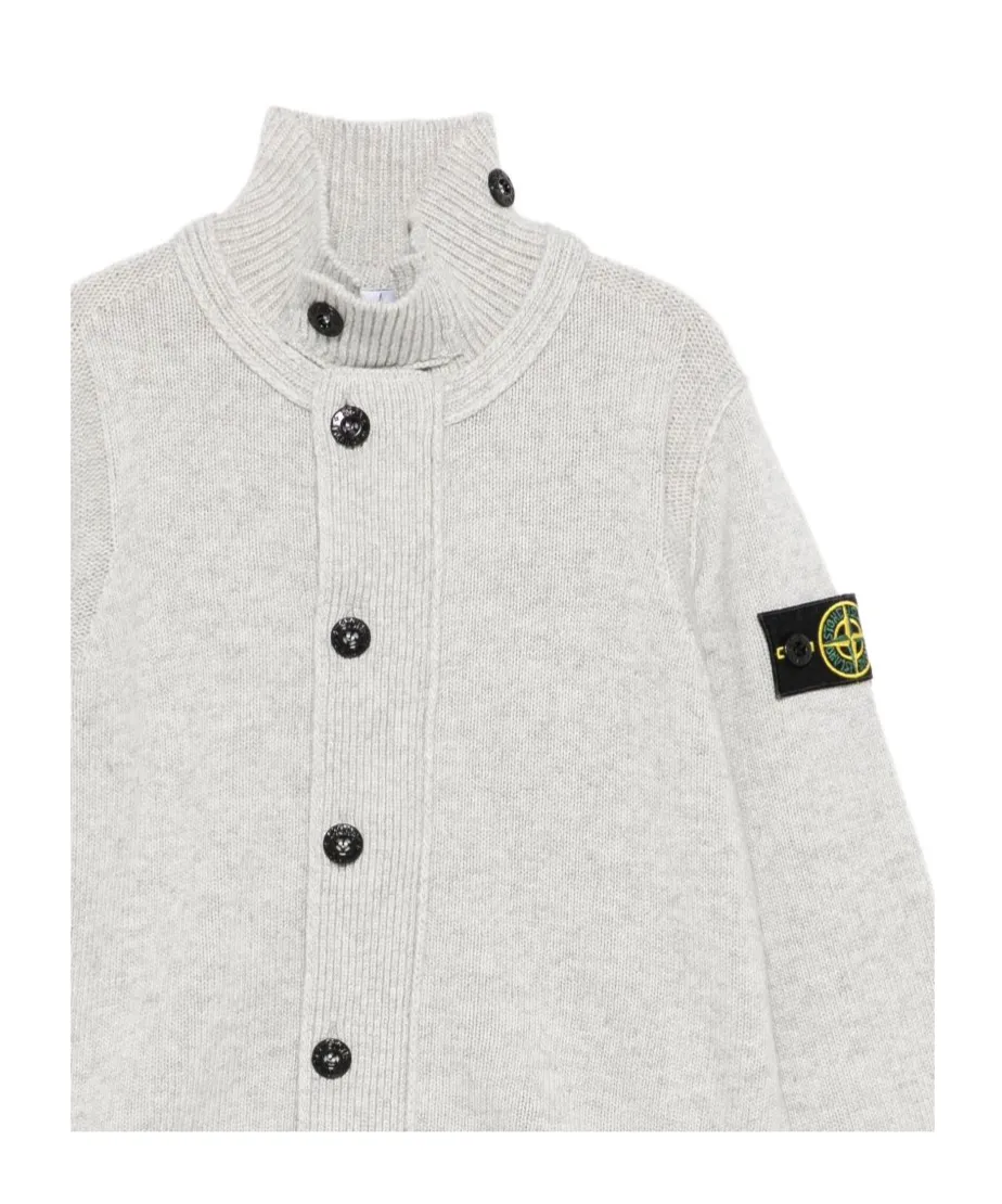 Long-Sleeved Knitted Cardigan