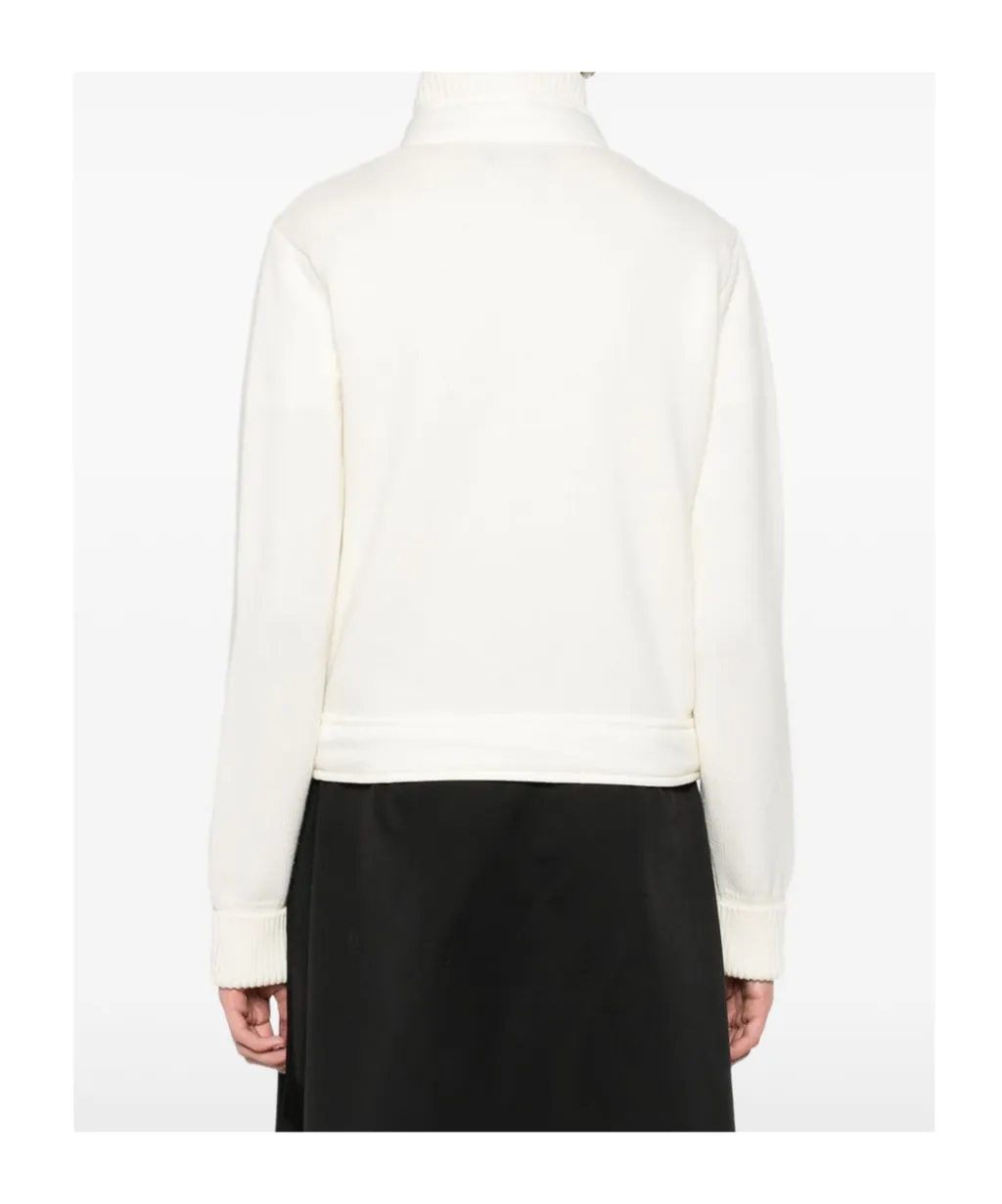 Moncler Grenoble High Neck Quilted Cardigan