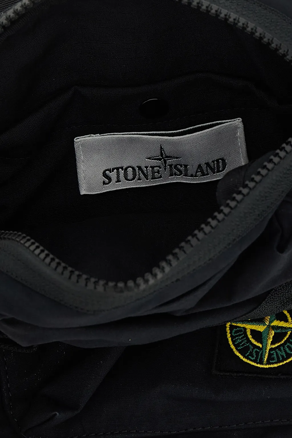 Stone Island Logo Badge Crossbody Bag