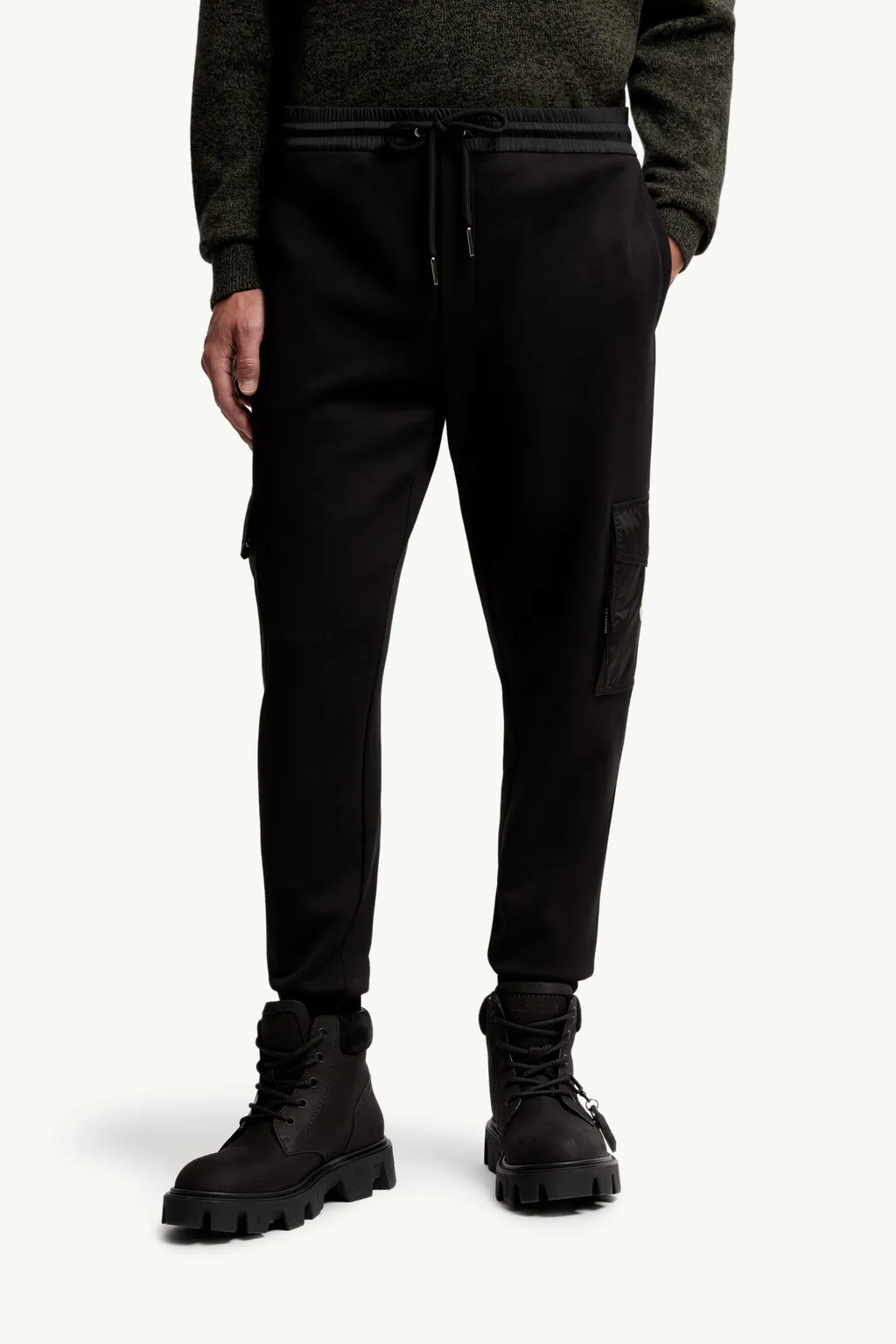 Moncler Logo Patch Drawstring Track Pants