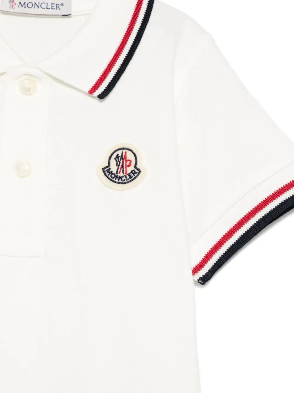 Logo-Patch Tipped Polo Shirt