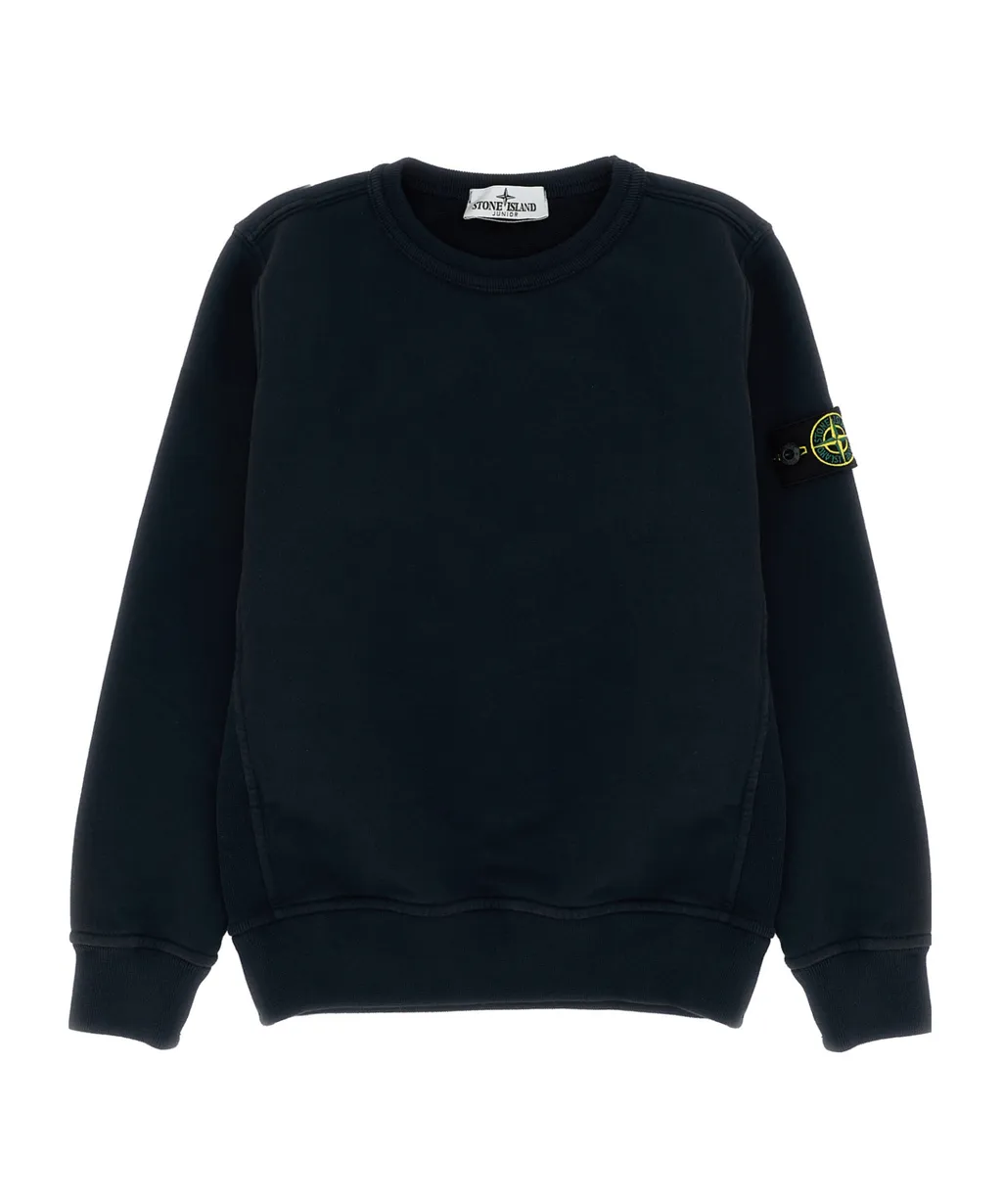 Logo-Patch Crew-Neck Sweatshirt