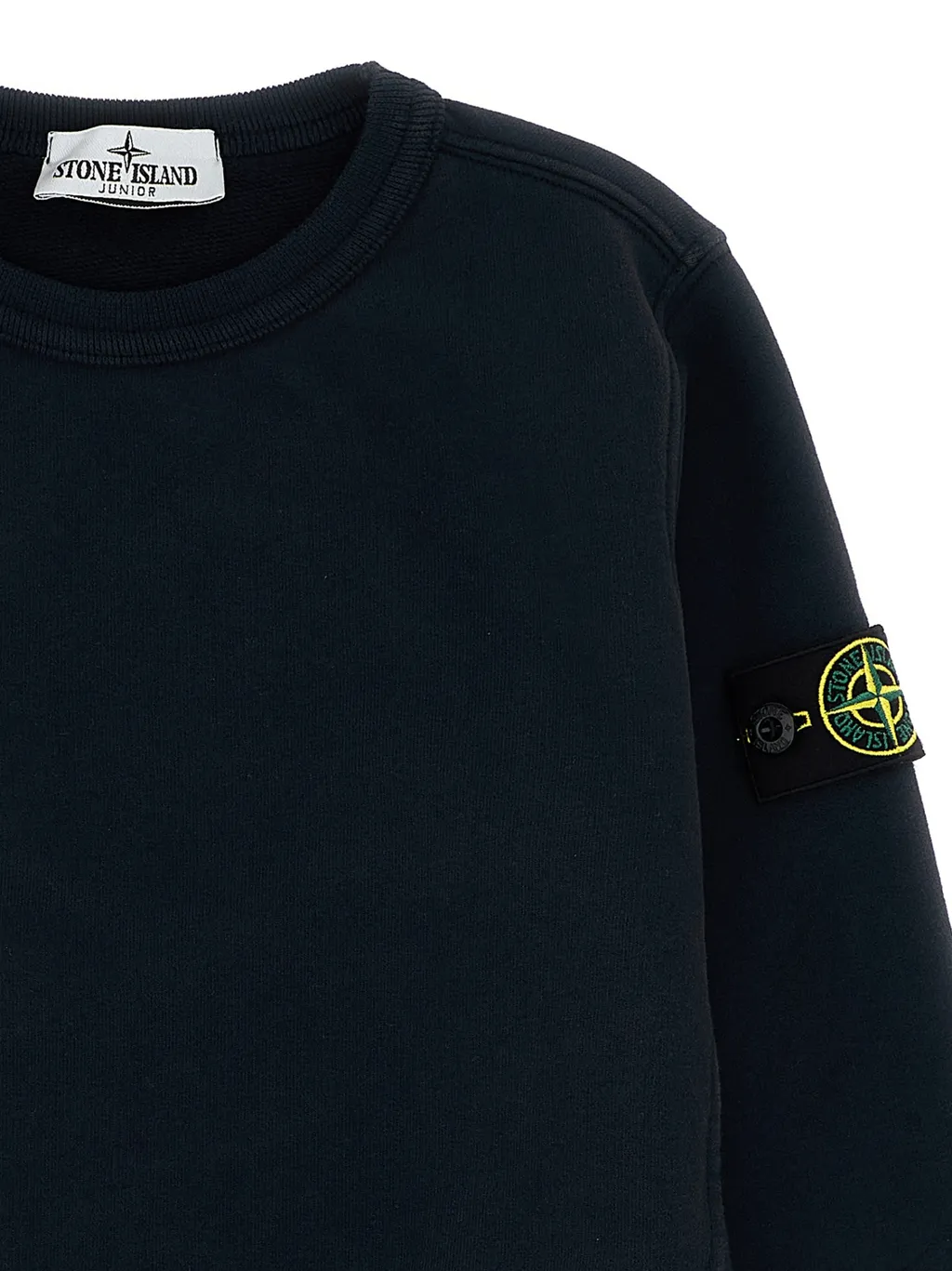 Logo-Patch Crew-Neck Sweatshirt