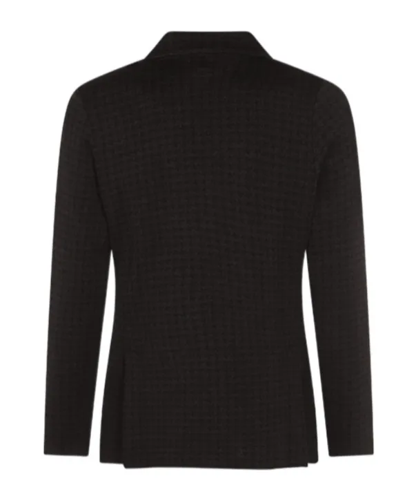 Jacket With Houndstooth Pattern