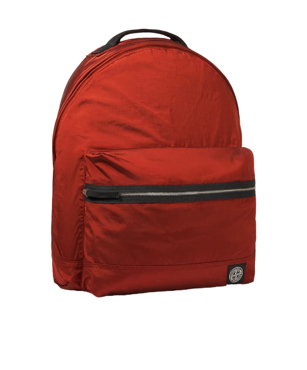 Backpack With Front Pocket And Ripstop Lining