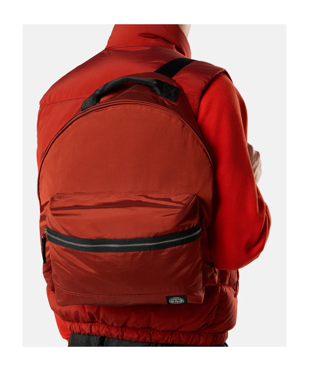 Backpack With Front Pocket And Ripstop Lining