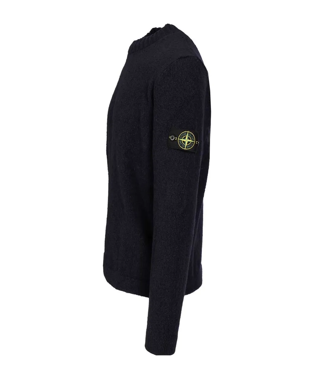 Stone Island Logo Patch Crewneck Jumper