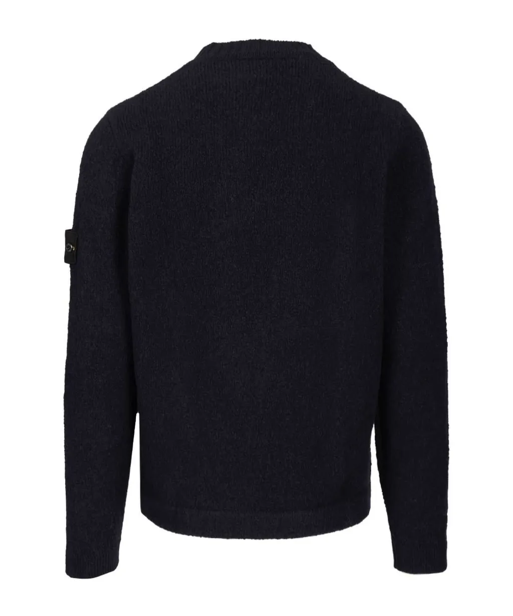 Stone Island Logo Patch Crewneck Jumper