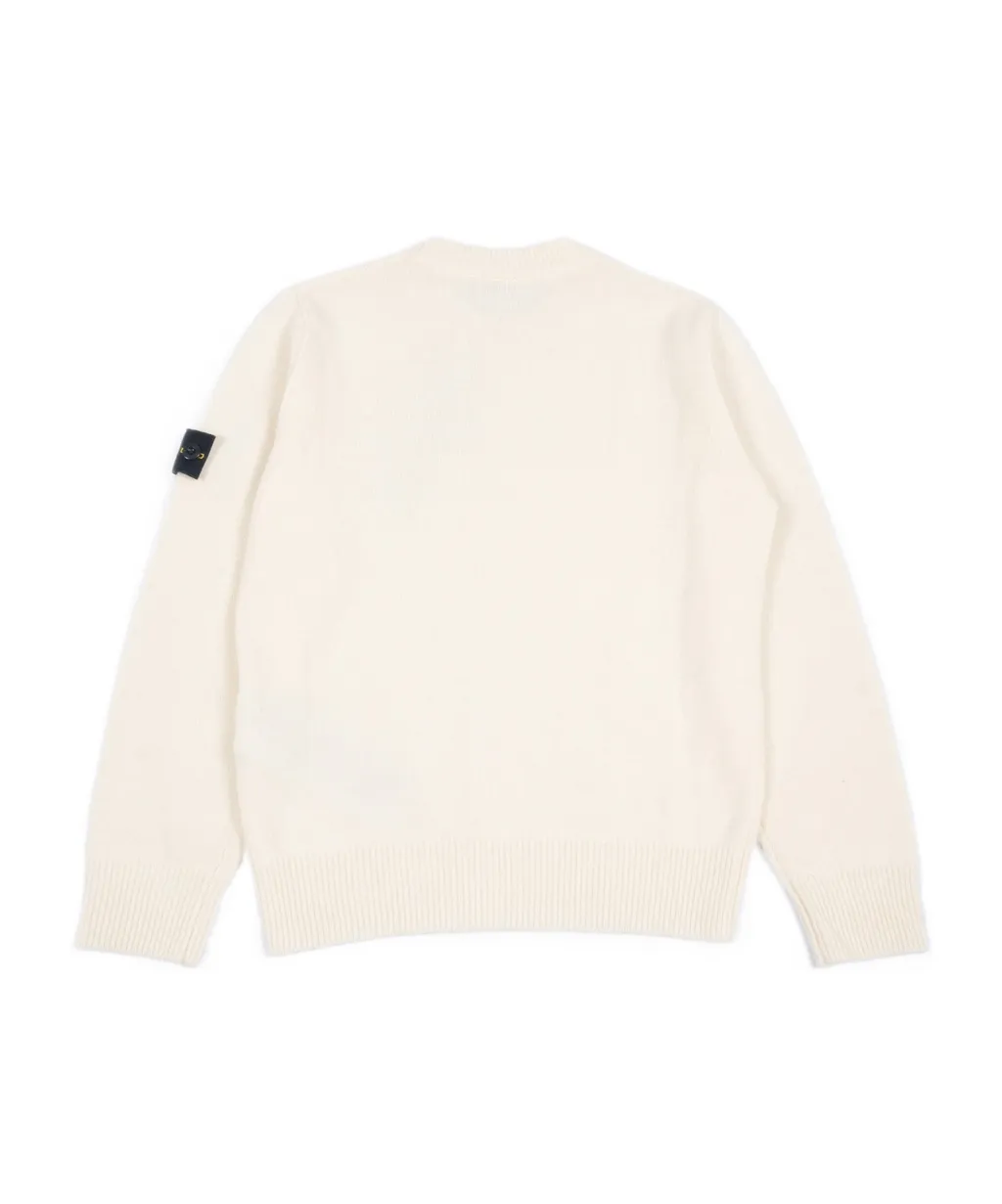Stone Island Junior Logo Patch Knitted Jumper