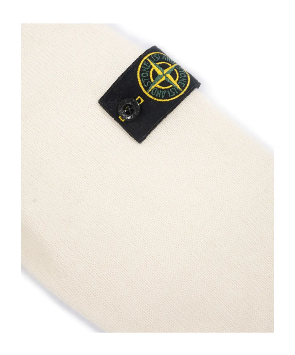 Stone Island Junior Logo Patch Knitted Jumper