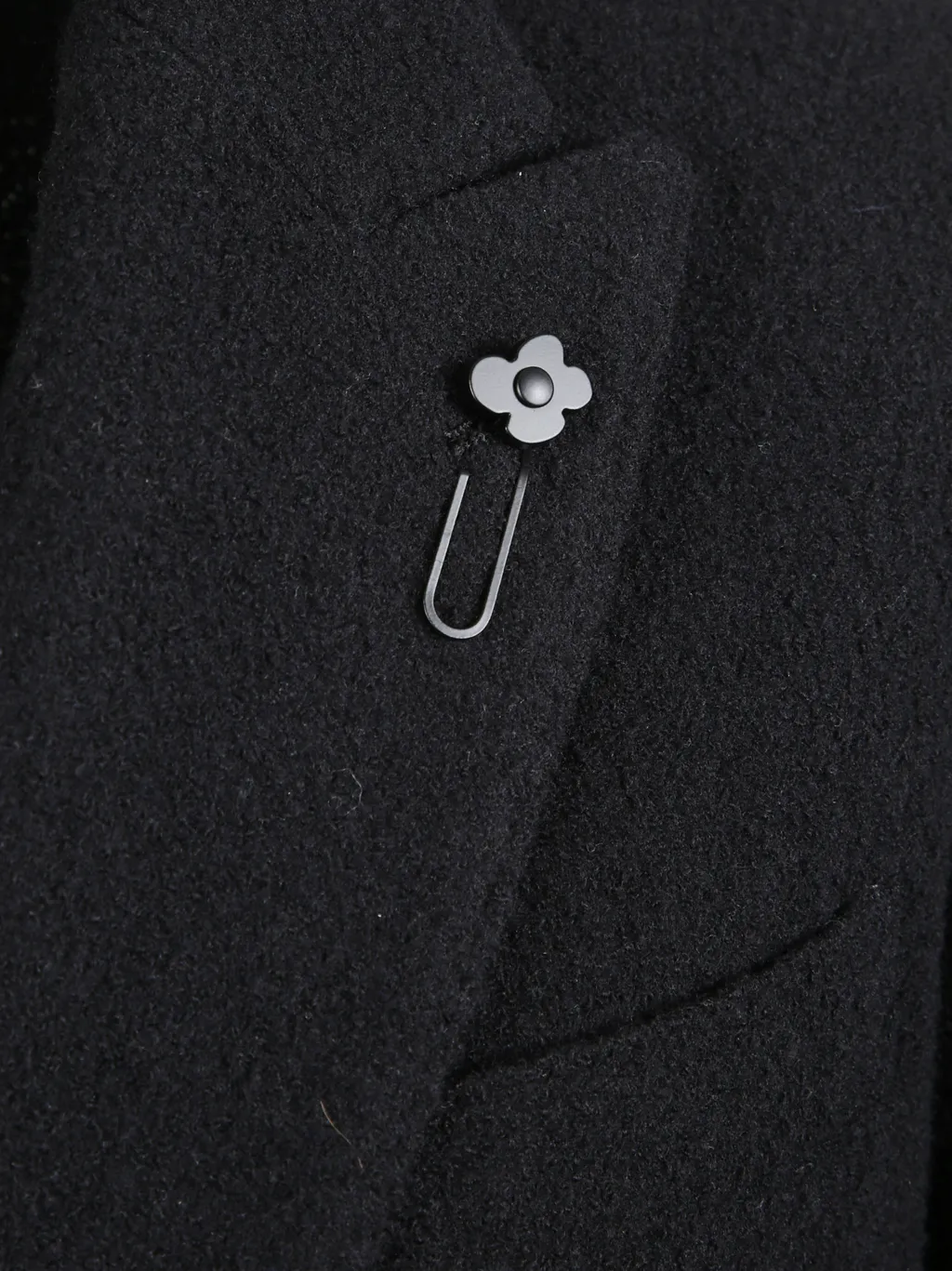 Long-Sleeved Double-Breasted Jacket