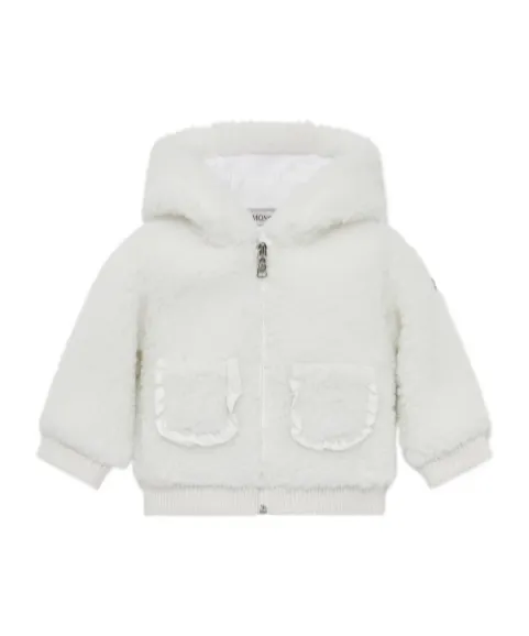 Moncler Enfant Teddy Zip-Up Hoodie