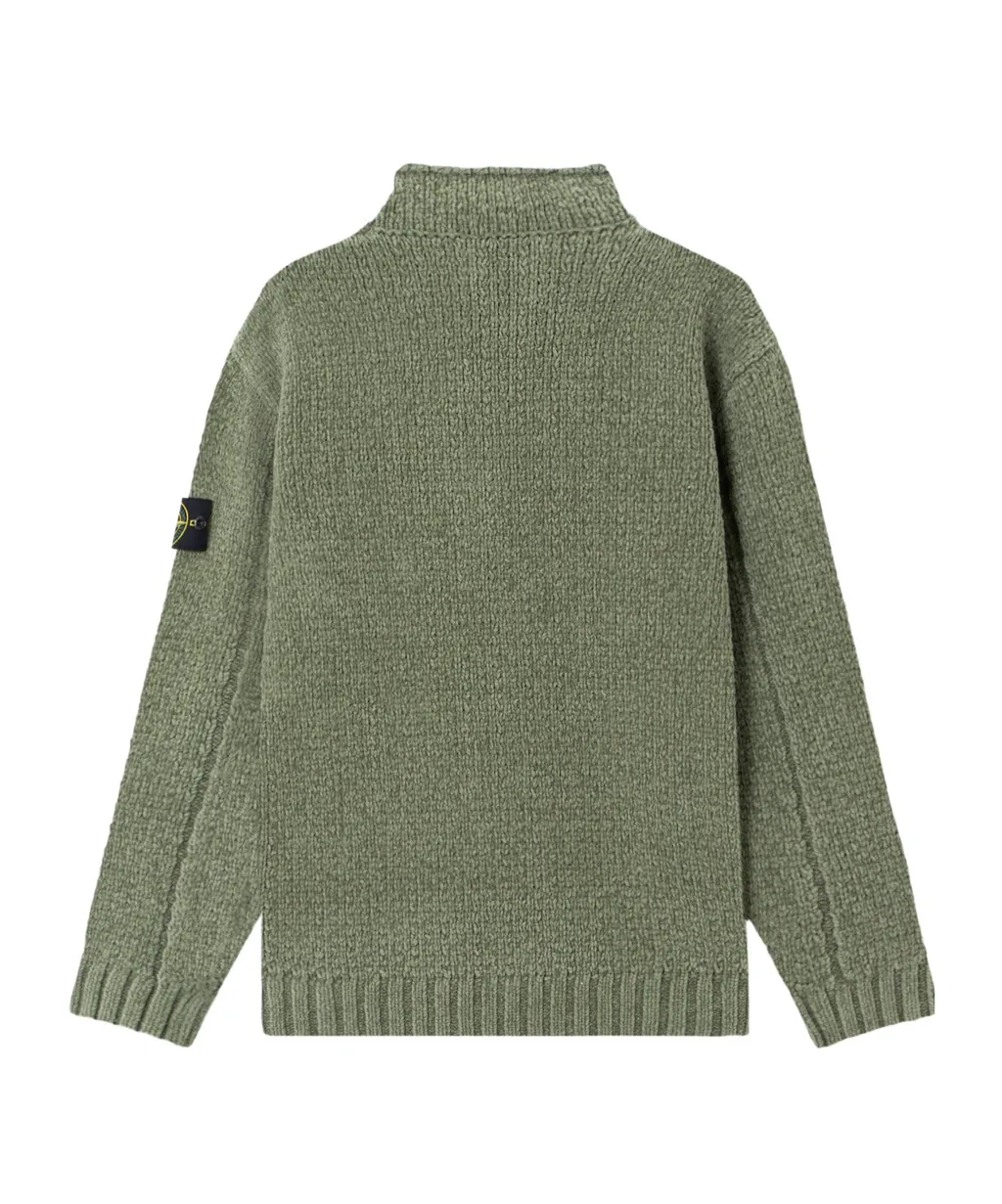 Stone Island Logo Patch Crewneck Sweater