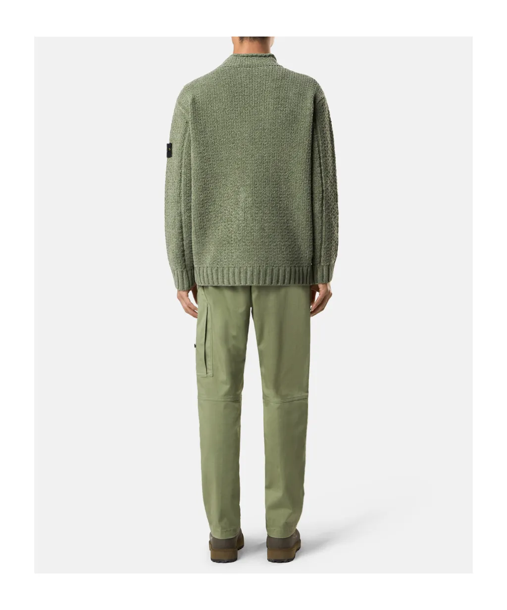 Stone Island Logo Patch Crewneck Sweater