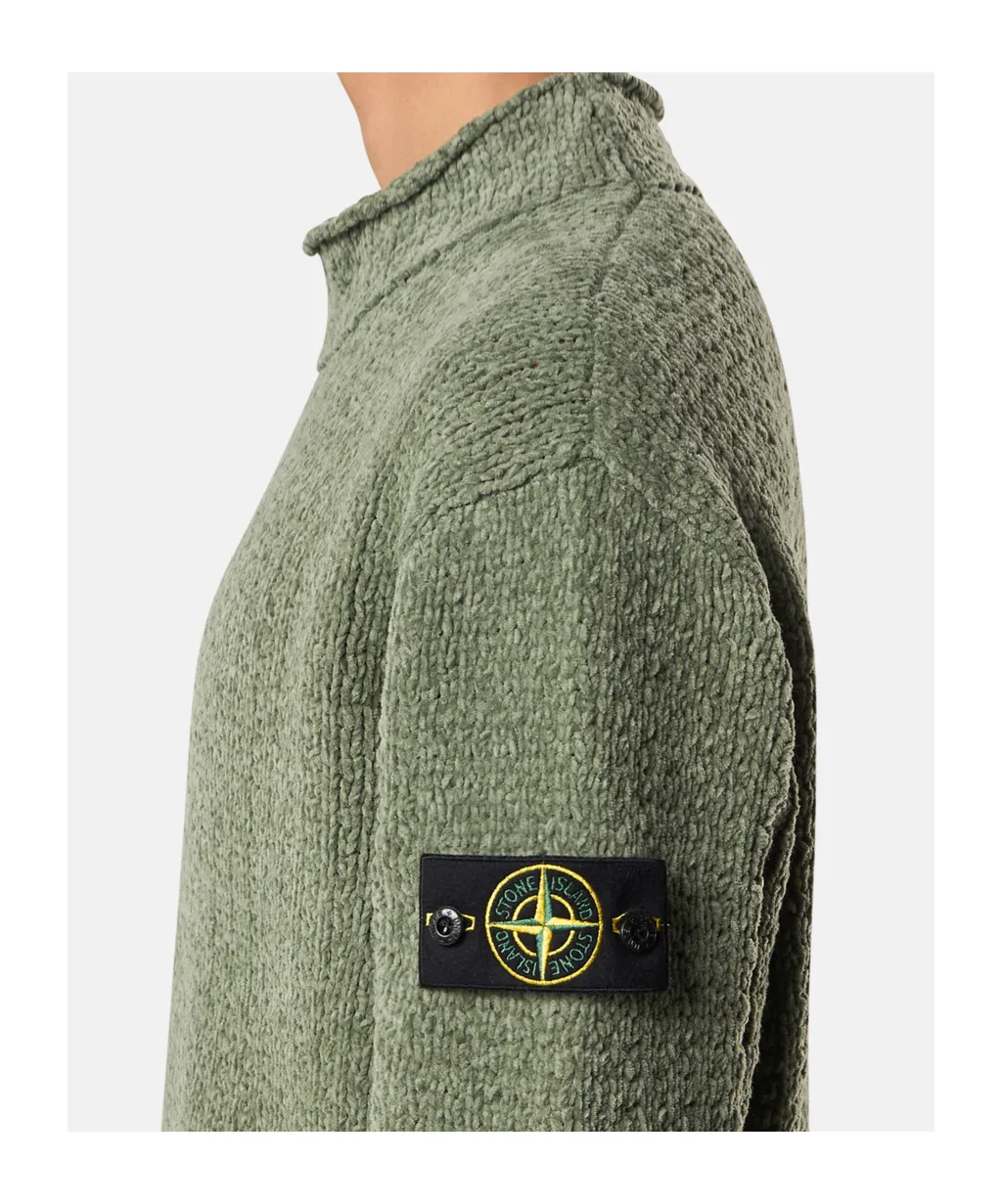 Stone Island Logo Patch Crewneck Sweater