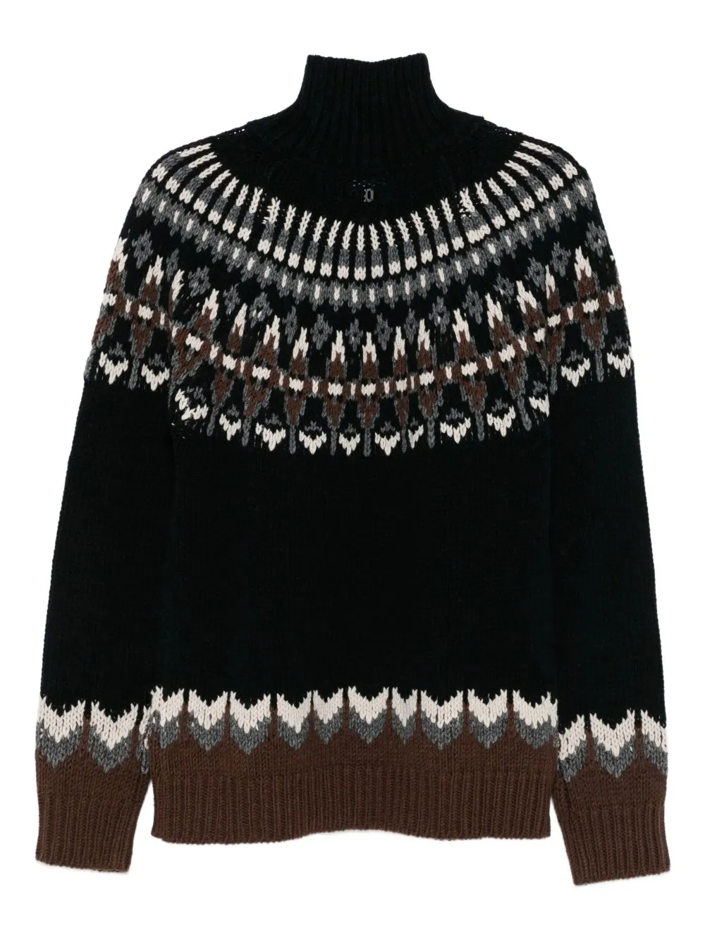 Fair-Isle Turtleneck Sweater
