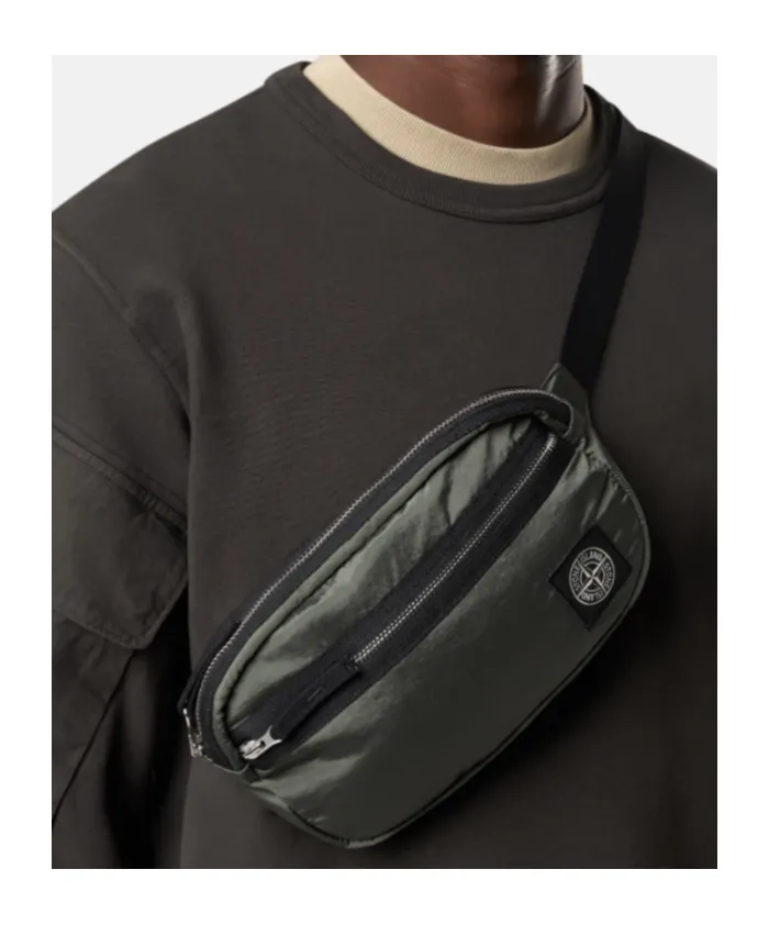 Stone Island Logo Patch Belt Bag